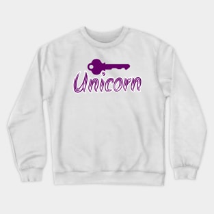 Unicorns Key Crewneck Sweatshirt